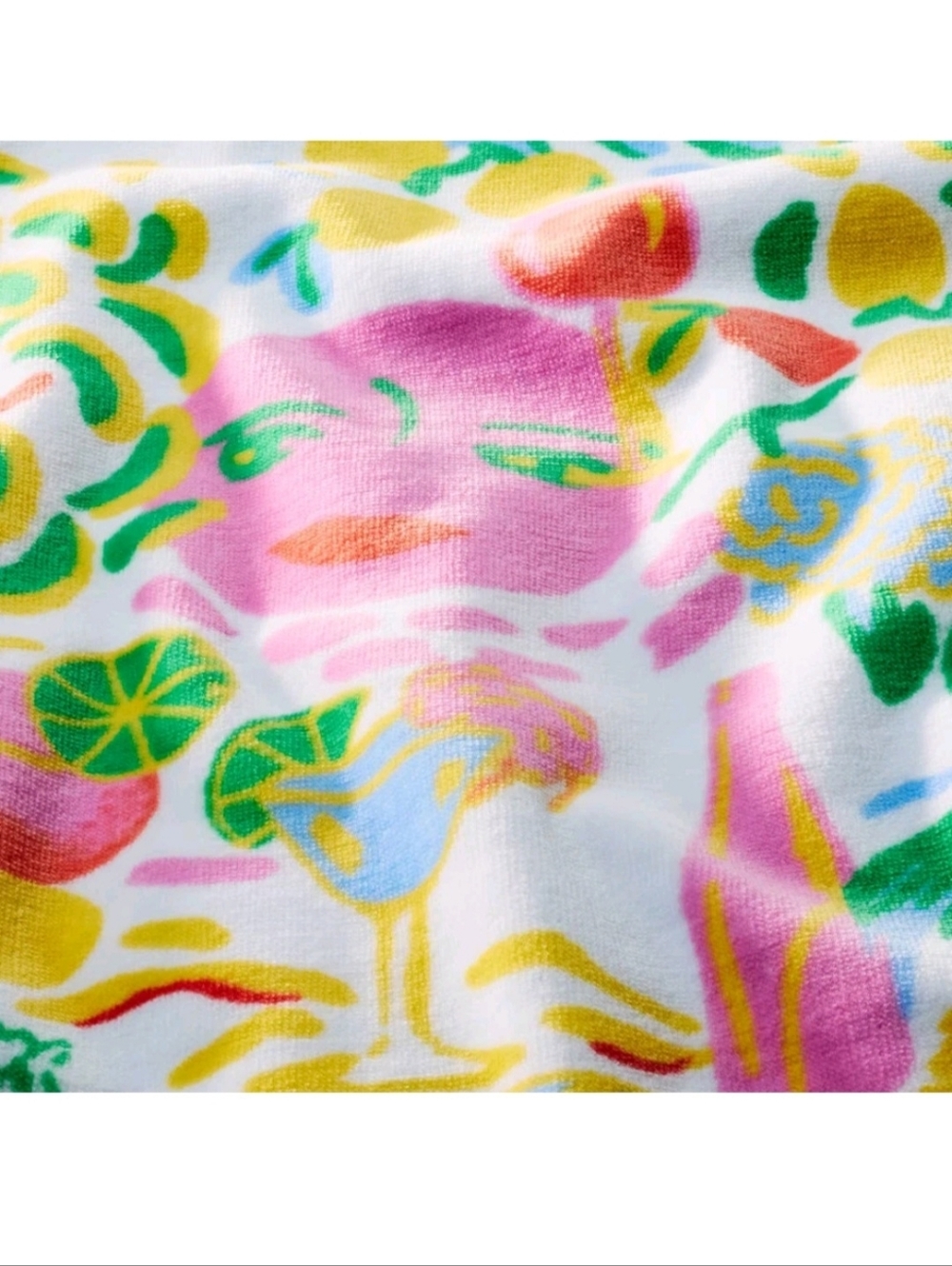 NWT Vacation Reversible Two Person Beach Towel Yellow/Green - Roller Rabbit - Picture 4 of 7